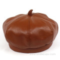 PU leather waterproof beret